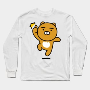 KakaoTalk Friends Hello! Ryan (카카오톡 라이언) 01 Jumping Joy Long Sleeve T-Shirt